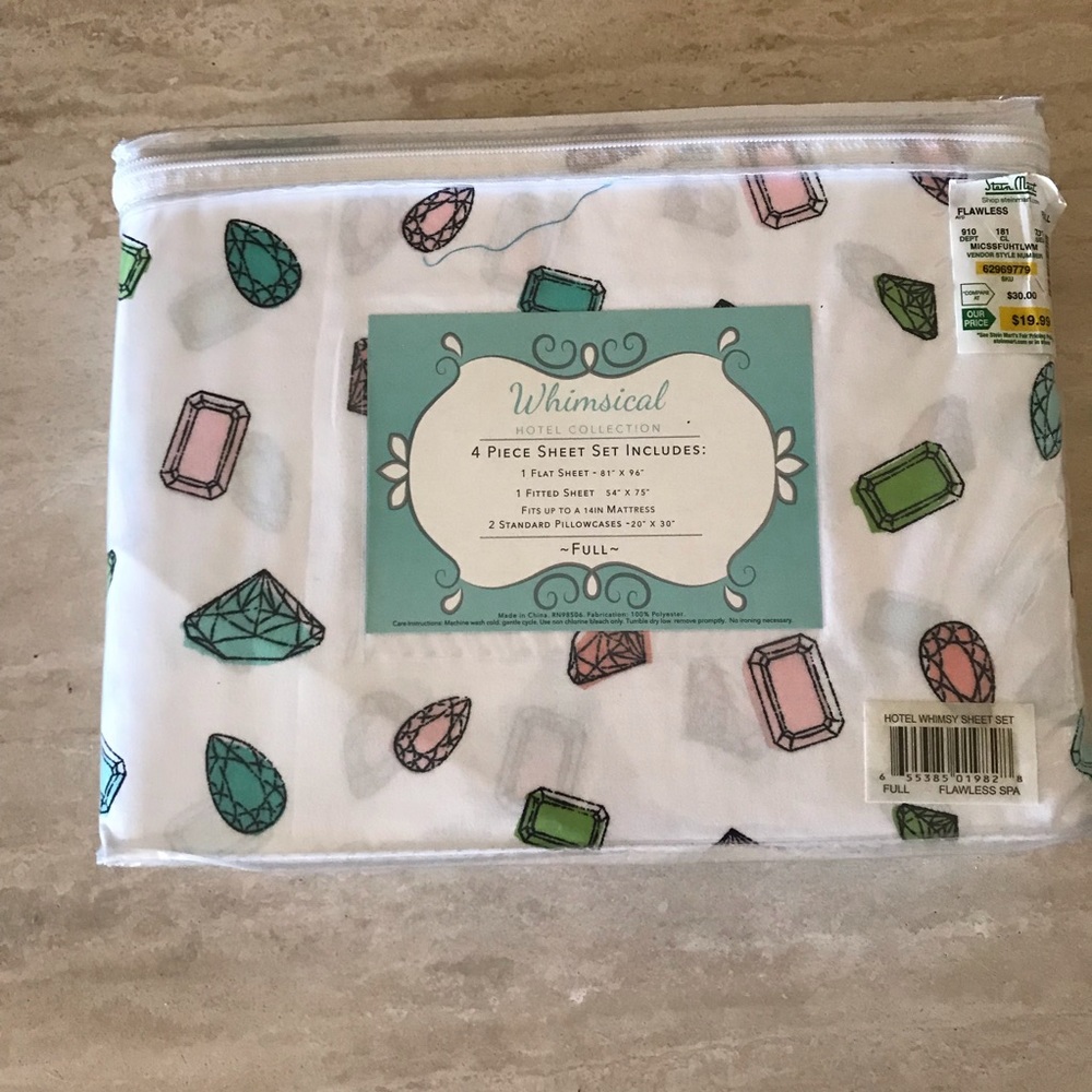 Whimsical Hotel Collection Full Bed Sheets